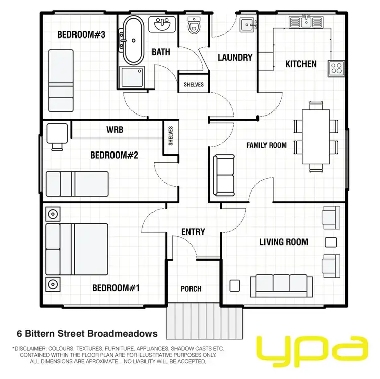 Floorplan of Homely house listing, 6 Bittern Street, Broadmeadows VIC 3047