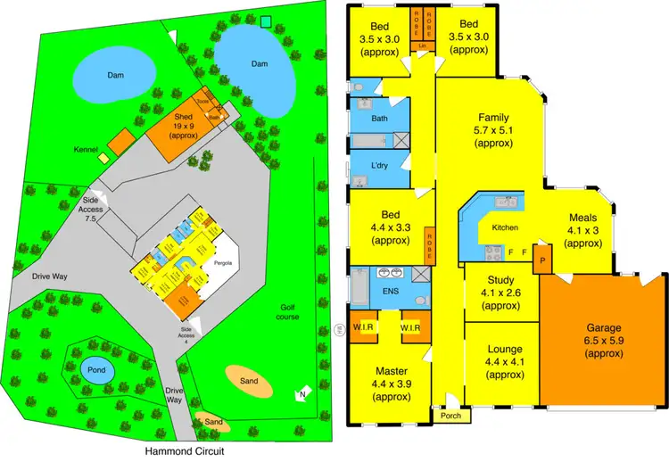 Floorplan of Homely house listing, 36 Hammond Circuit, Hopetoun Park VIC 3340