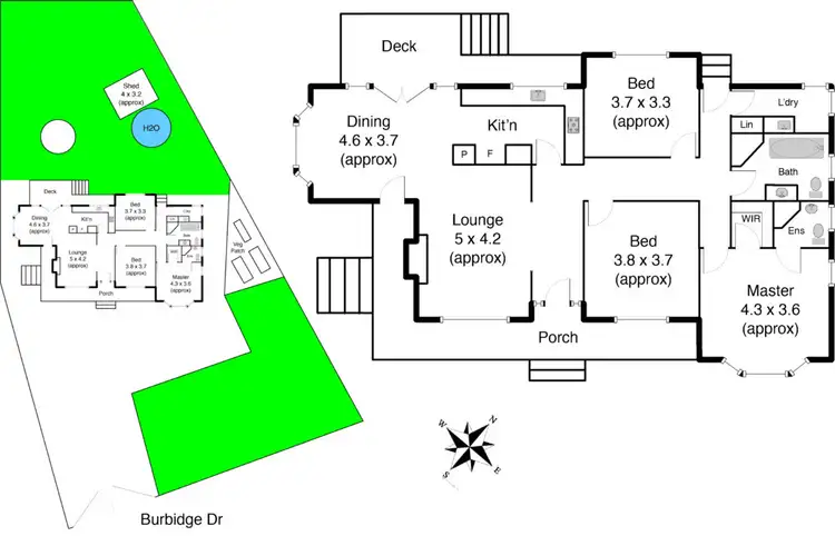 Floorplan of Homely house listing, 3 Burbidge Drive, Bacchus Marsh VIC 3340