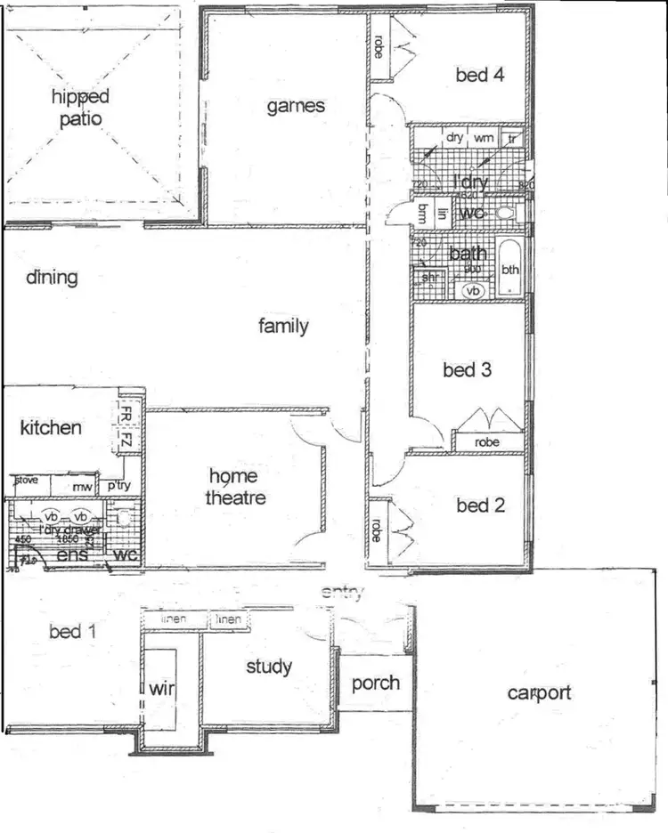 Floorplan of Homely house listing, 11 Matthews Way Somerville, Kalgoorlie WA 6430