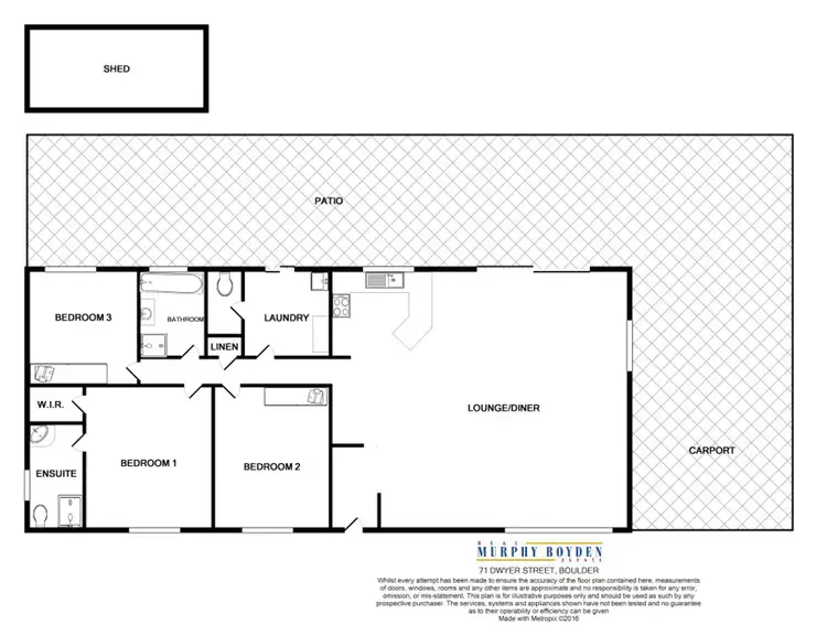 Floorplan of Homely house listing, 71 Dwyer St South Boulder, Kalgoorlie WA 6430
