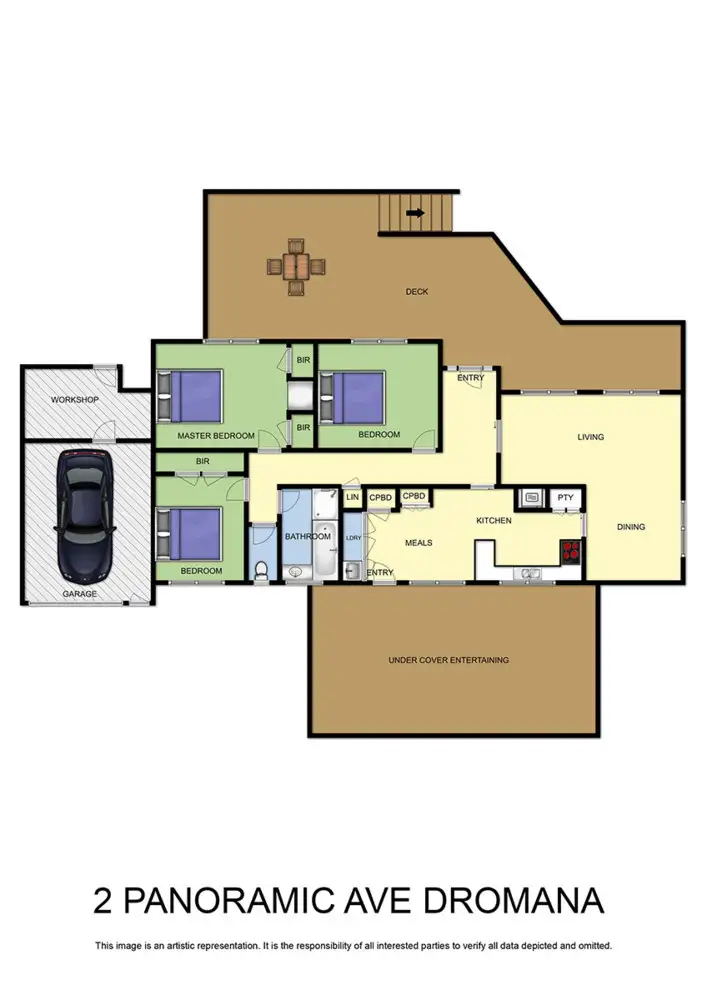 Floorplan of Homely house listing, 2 Panoramic Avenue, Dromana VIC 3936