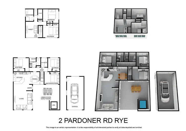 Floorplan of Homely house listing, 2 Pardoner Road, Rye VIC 3941