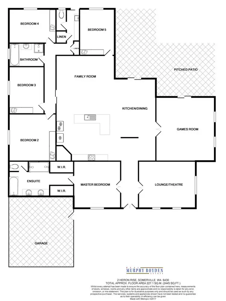 Floorplan of Homely house listing, 2 Heron Rise Somerville, Kalgoorlie WA 6430