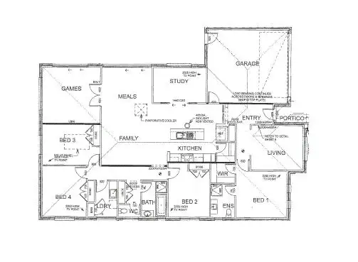 Floorplan of Homely house listing, 3 Longmire Court, Sunbury VIC 3429
