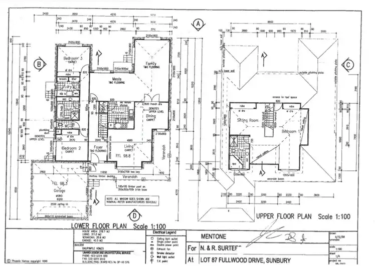 Floorplan of Homely house listing, 26 Fullwood Drive, Sunbury VIC 3429