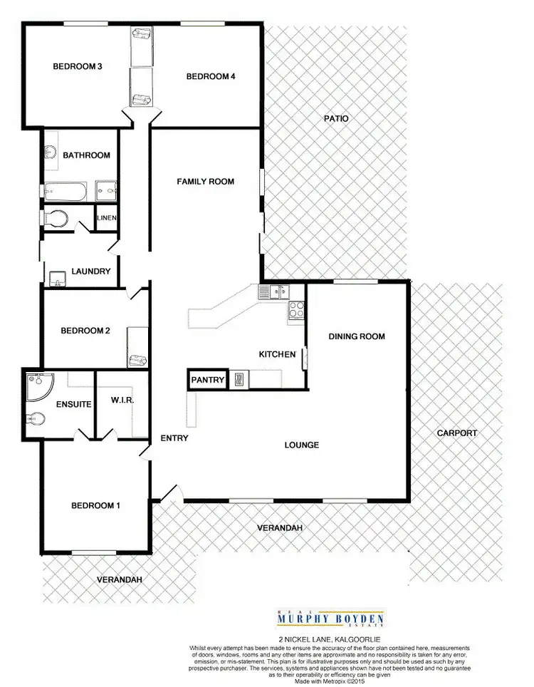 Floorplan of Homely house listing, 2 Nickel Lane Hannans, Kalgoorlie WA 6430