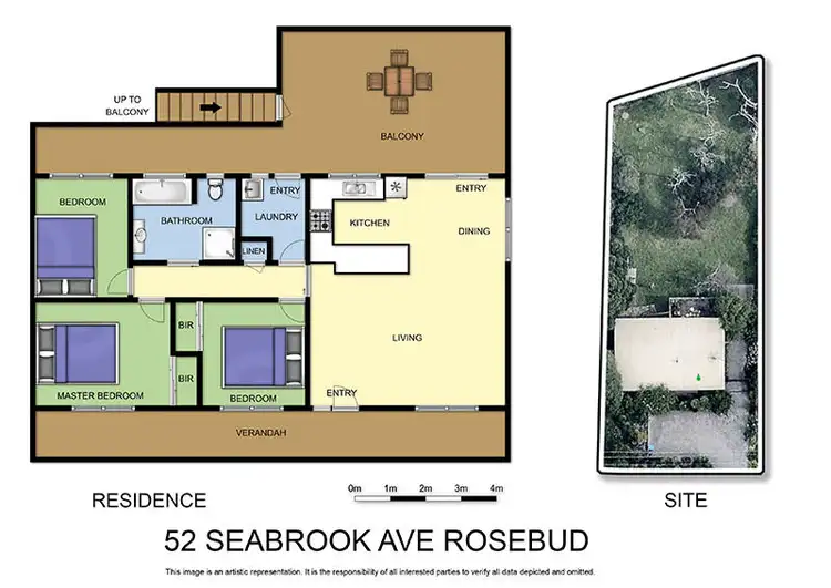 Floorplan of Homely house listing, 52 Seabrook Avenue, Rosebud VIC 3939