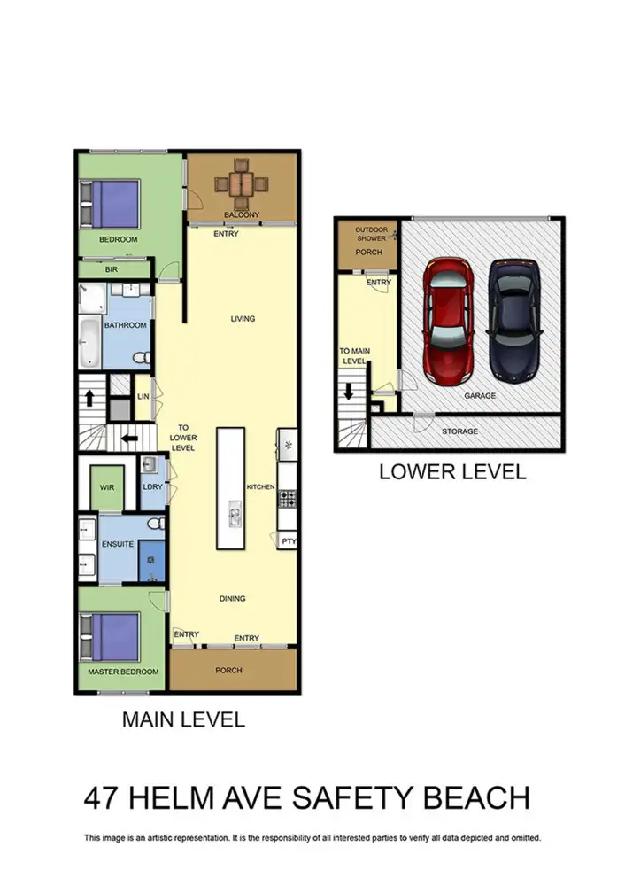 Floorplan of Homely house listing, 47 Helm Avenue, Safety Beach VIC 3936