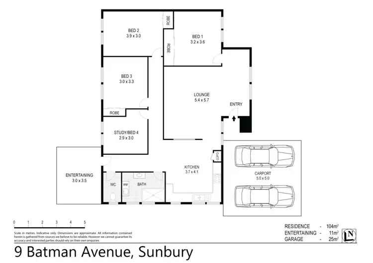 Floorplan of Homely house listing, 9 Batman Avenue, Sunbury VIC 3429