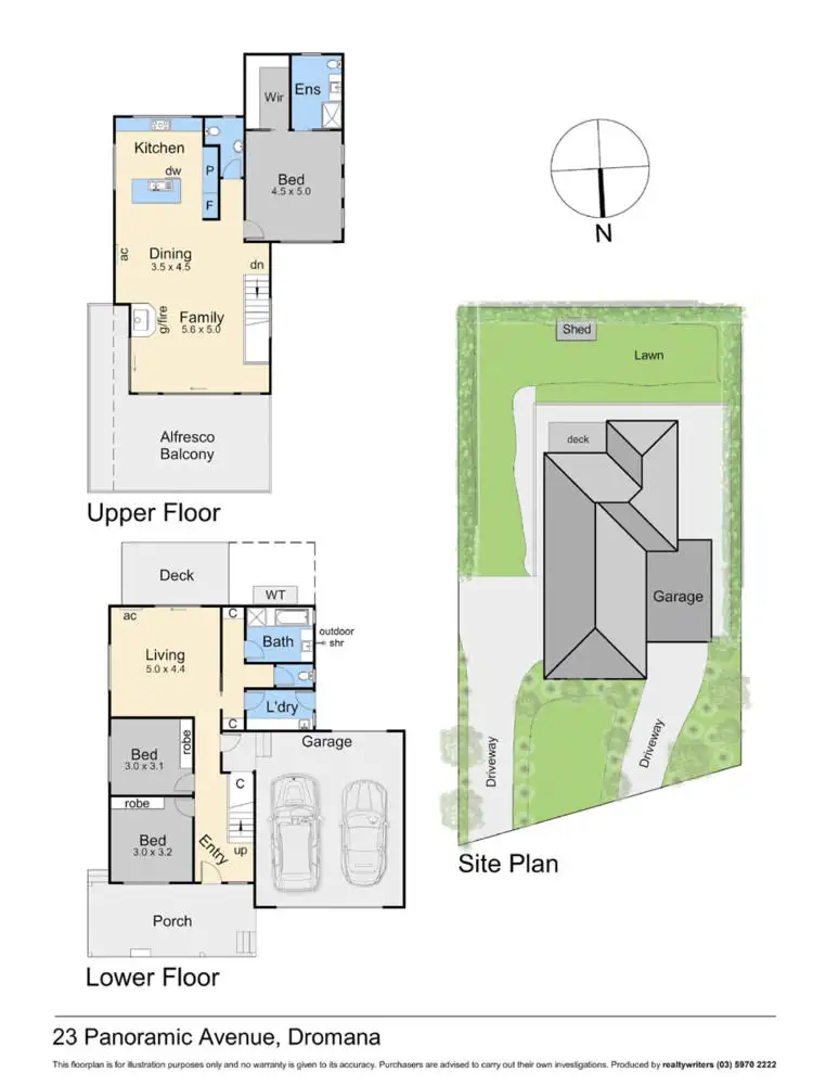 Floorplan of Homely house listing, 23 Panoramic Avenue, Dromana VIC 3936