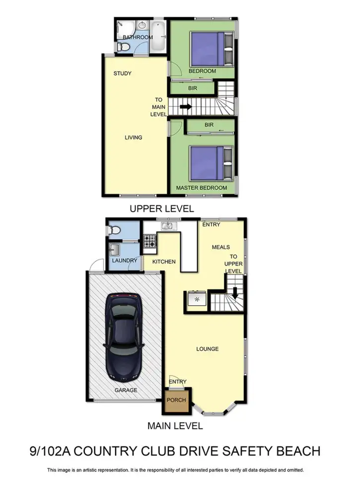 Floorplan of Homely townhouse listing, 9/102a Country Club Drive, Safety Beach VIC 3936