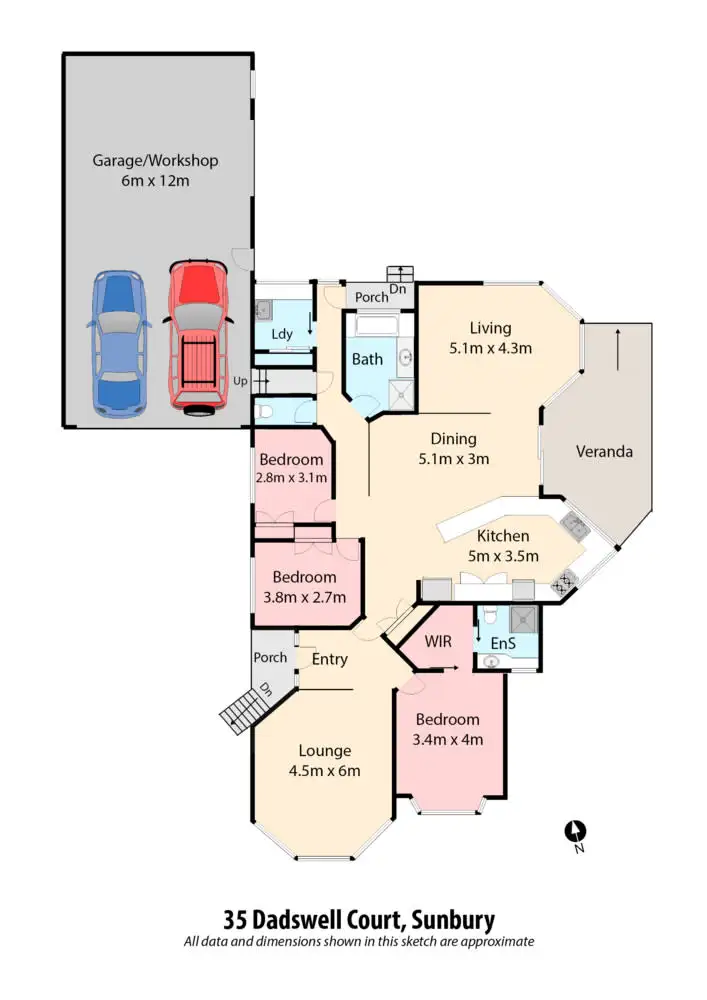 Floorplan of Homely house listing, 35 Dadswell Court, Sunbury VIC 3429