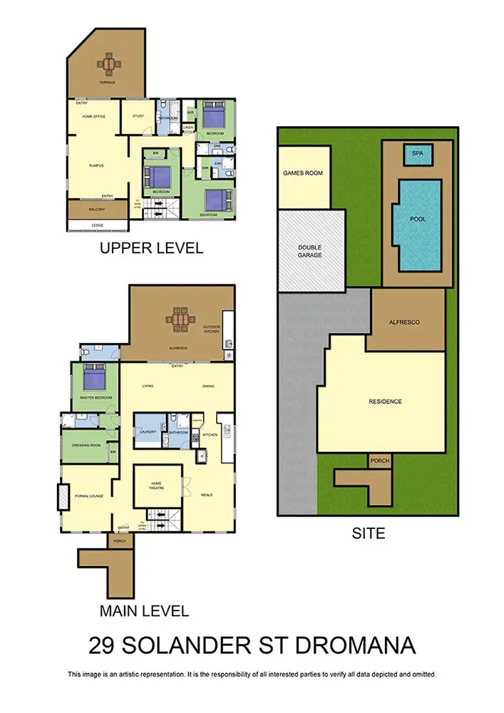 Floorplan of Homely house listing, 29 Solander Street, Dromana VIC 3936