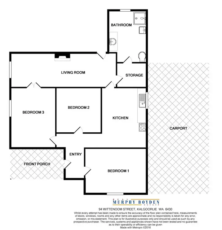 Floorplan of Homely house listing, 94 Wittenoom Street, Kalgoorlie WA 6430