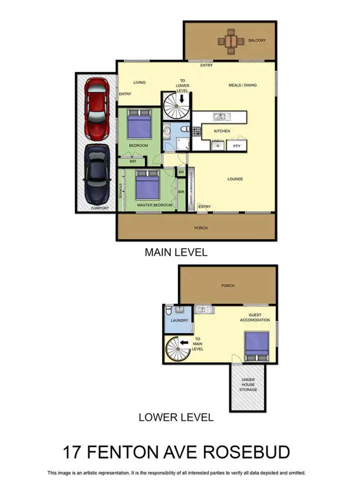 Floorplan of Homely house listing, 17 Fenton Avenue, Rosebud VIC 3939