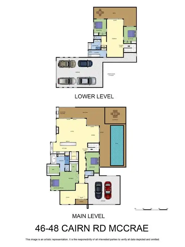 Floorplan of Homely house listing, 46 - 48 Cairn Road, Mccrae VIC 3938