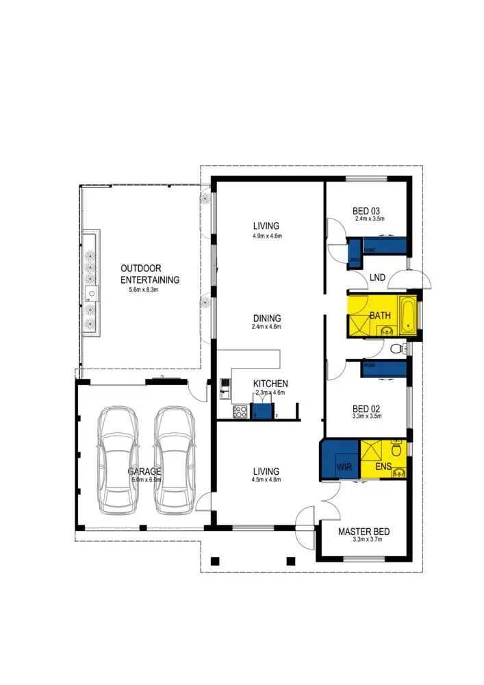 Floorplan of Homely house listing, 44 Macadamia Grove, Werribee VIC 3030
