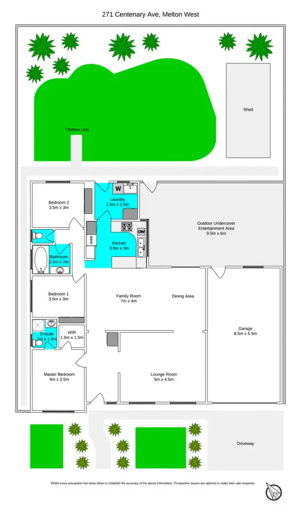 Floorplan of Homely house listing, 271 Centenary Avenue, Melton West VIC 3337