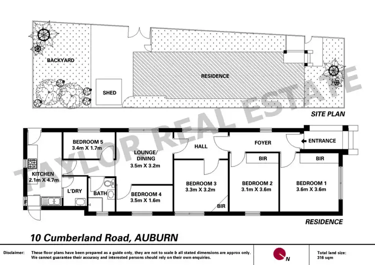 Floorplan of Homely house listing, 10 Cumberland Road, Auburn NSW 2144