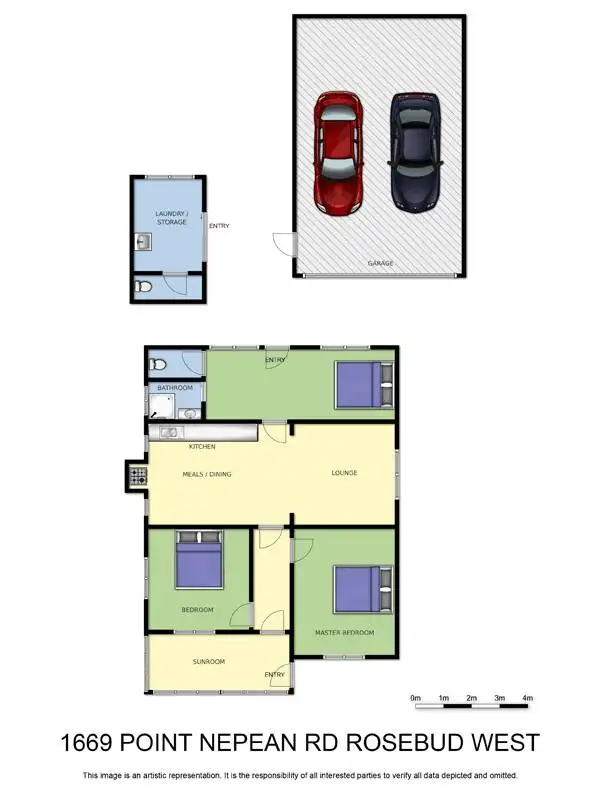 Floorplan of Homely house listing, 1669 Point Nepean Road, Rosebud West VIC 3940
