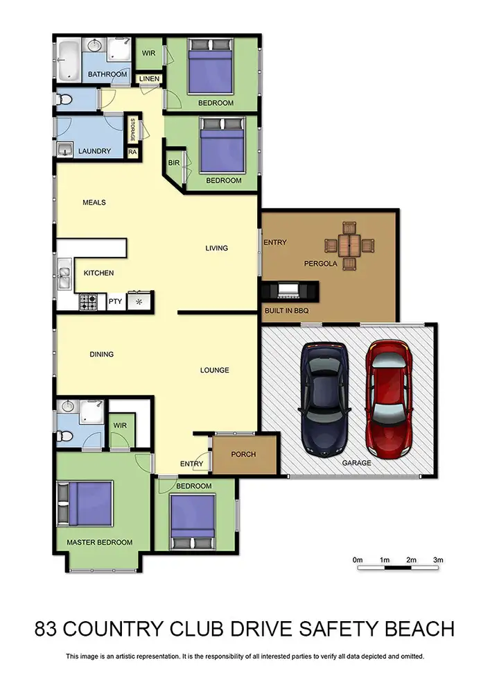 Floorplan of Homely house listing, 83 Country Club Drive, Safety Beach VIC 3936