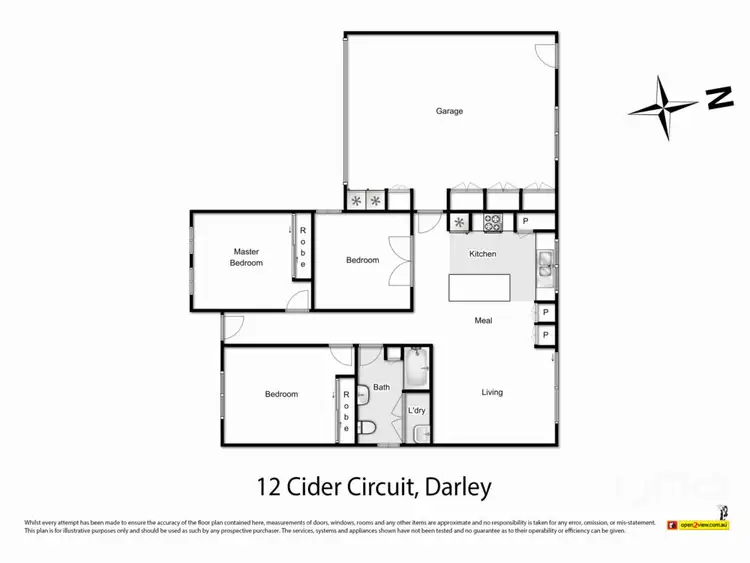 Floorplan of Homely house listing, 12 Cider Circuit, Darley VIC 3340