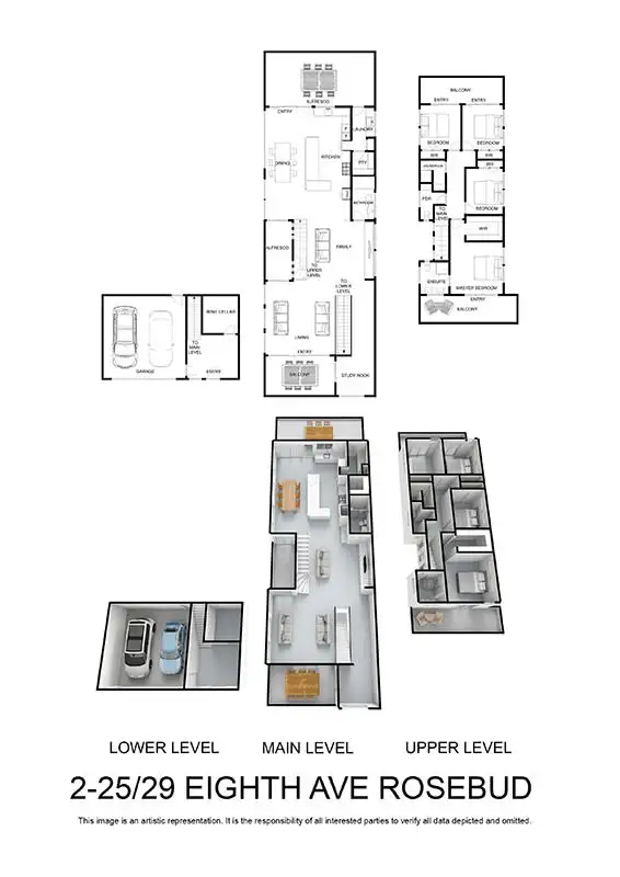 Floorplan of Homely townhouse listing, 2/25 - 29 Eighth Avenue, Rosebud VIC 3939