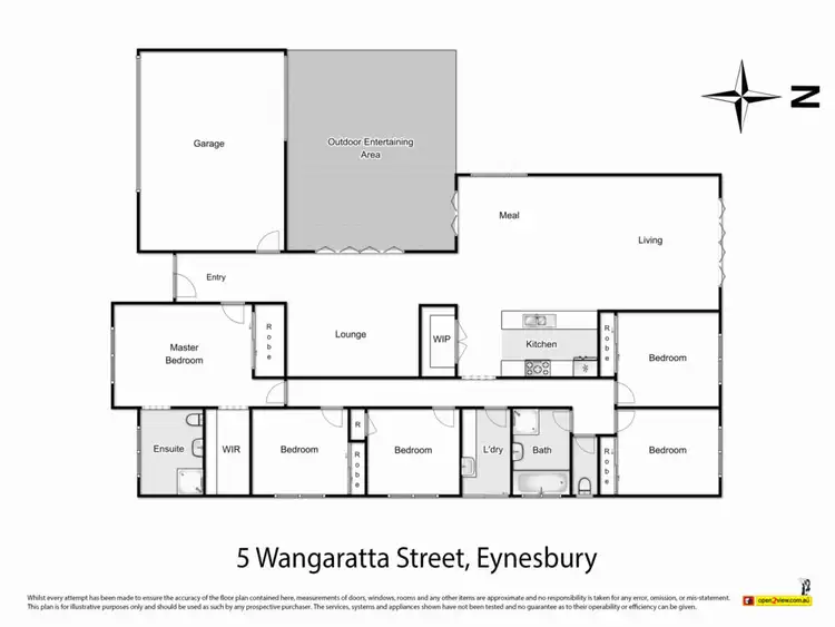 Floorplan of Homely house listing, 5 Wangaratta Street, Eynesbury VIC 3338