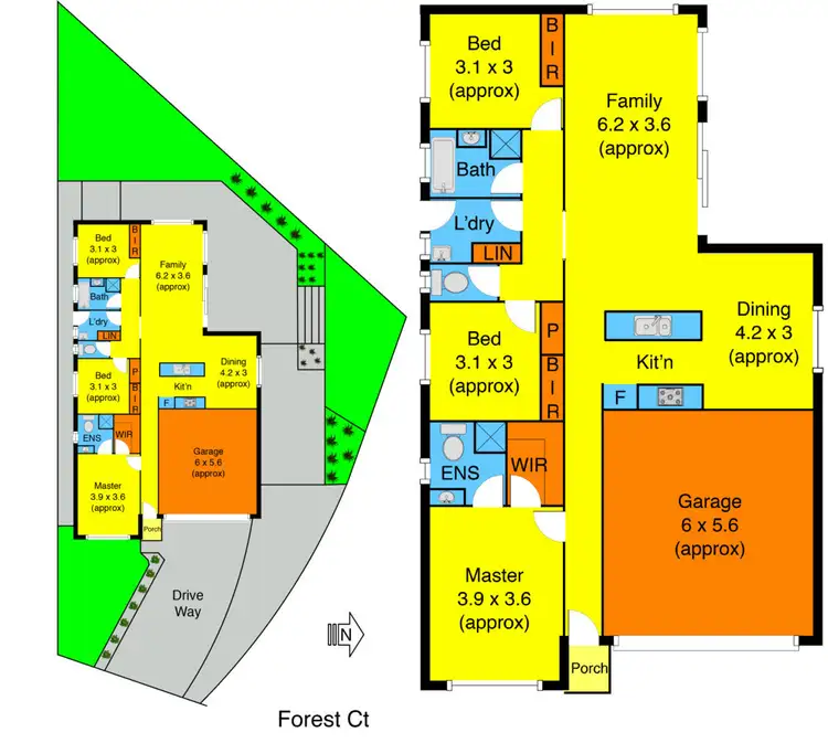 Floorplan of Homely house listing, 17 Forest Court, Bacchus Marsh VIC 3340