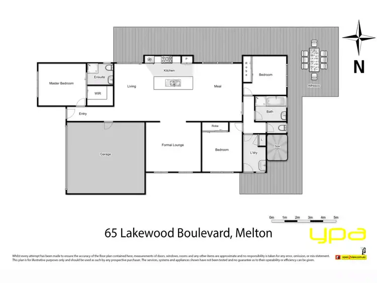 Floorplan of Homely house listing, 65 Lakewood Boulevard, Melton VIC 3337