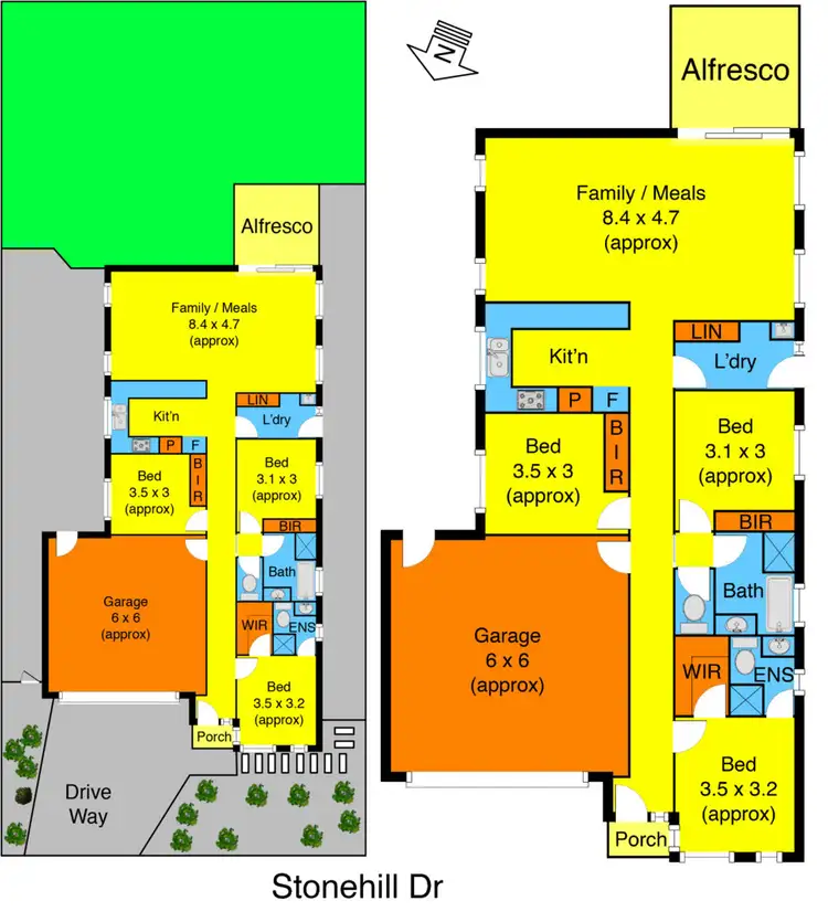 Floorplan of Homely house listing, 49 Stonehill Drive, Maddingley VIC 3340