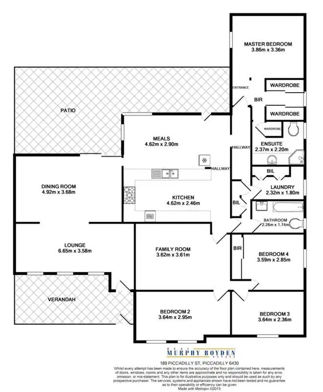 Floorplan of Homely house listing, 189 Piccadilly St Piccadilly, Kalgoorlie WA 6430