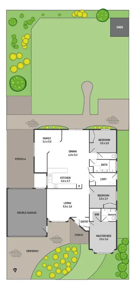 Floorplan of Homely house listing, 8 Penshurst Court, Hillside VIC 3037