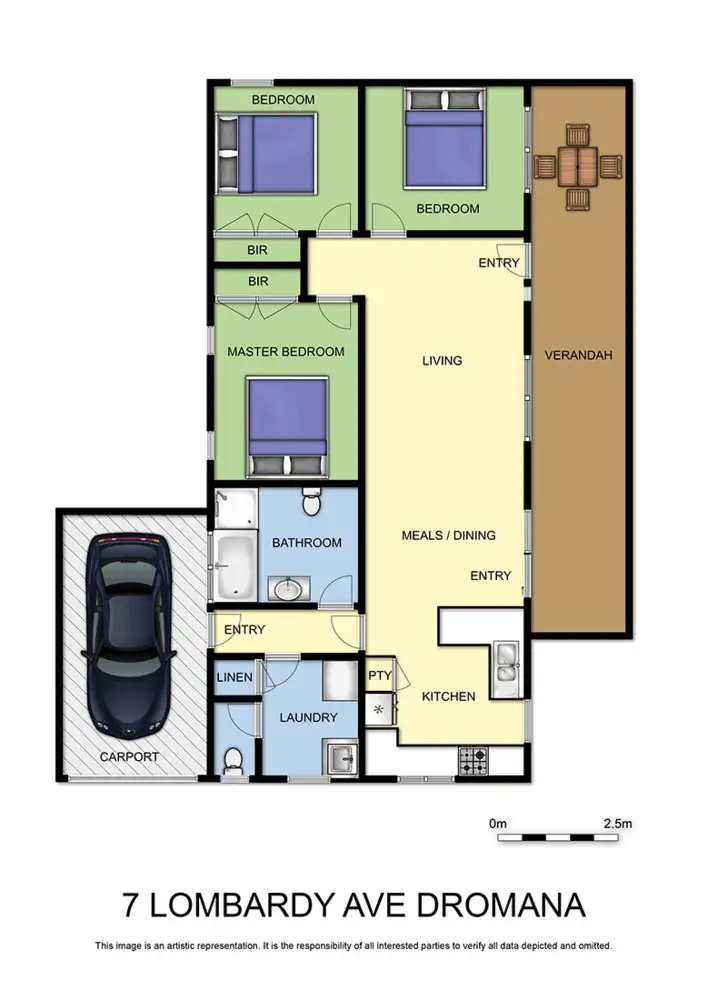 Floorplan of Homely house listing, 7 Lombardy Avenue, Dromana VIC 3936