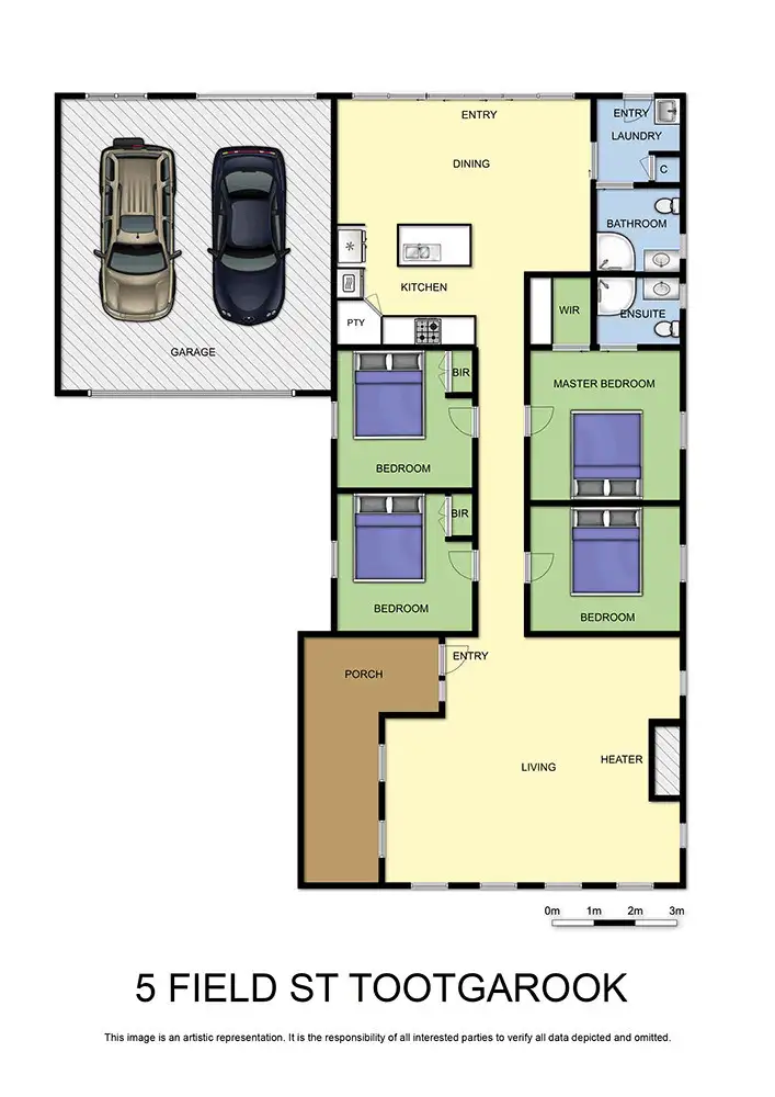 Floorplan of Homely house listing, 5 Field Street, Tootgarook VIC 3941