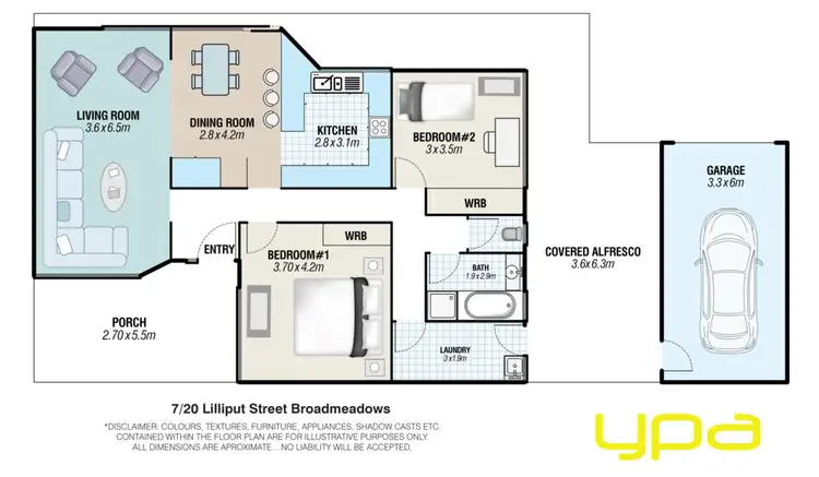 Floorplan of Homely unit listing, 7/20 Lilliput Street, Broadmeadows VIC 3047