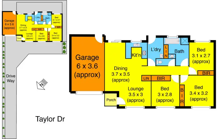 Floorplan of Homely house listing, 19A Taylor Drive, Darley VIC 3340