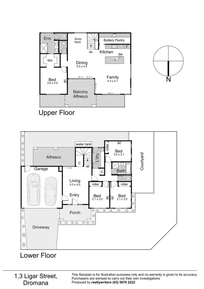 Floorplan of Homely house listing, 3 Ligar Street, Dromana VIC 3936