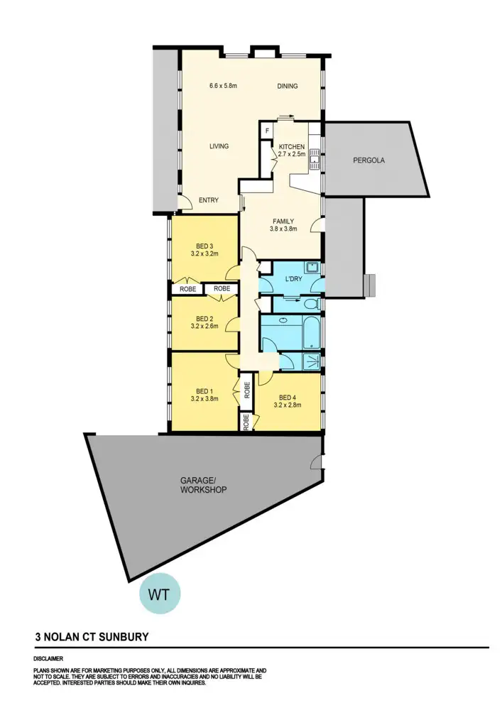 Floorplan of Homely house listing, 3 Nolan Court, Sunbury VIC 3429