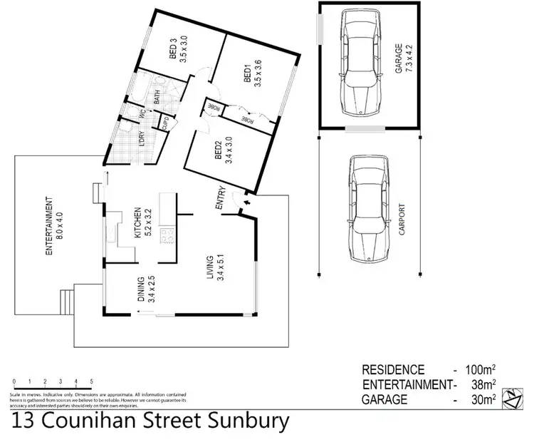 Floorplan of Homely house listing, 13 Counihan Street, Sunbury VIC 3429