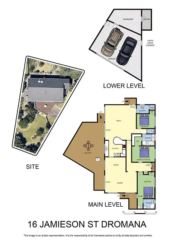Floorplan of Homely house listing, 16 Jamieson Street, Dromana VIC 3936