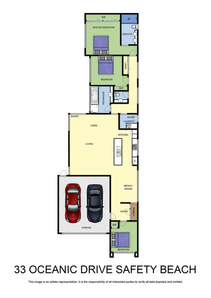 Floorplan of Homely house listing, 33 Oceanic Drive, Safety Beach VIC 3936