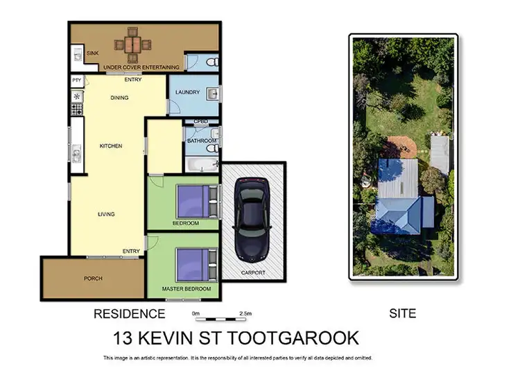 Floorplan of Homely house listing, 13 Kevin Street, Tootgarook VIC 3941