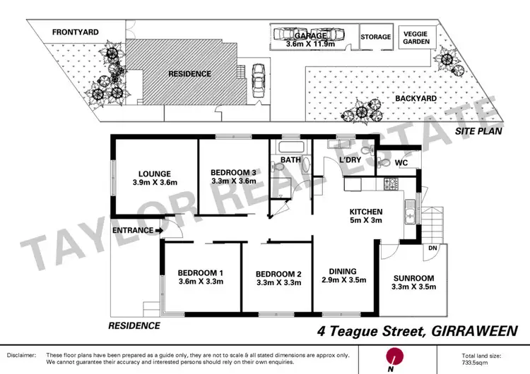 Floorplan of Homely house listing, 4 Teague Street, Girraween NSW 2145