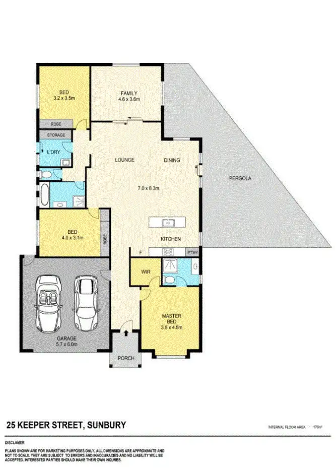 Floorplan of Homely house listing, 25 Keeper Street, Sunbury VIC 3429