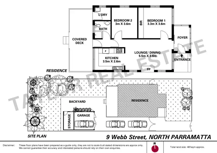 Floorplan of Homely house listing, 9 Webb Street, North Parramatta NSW 2151