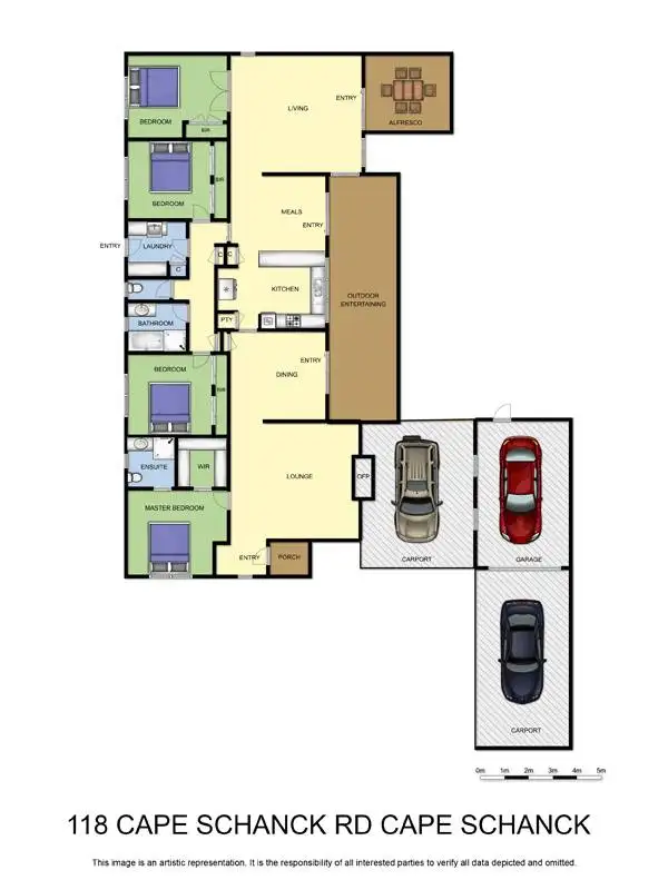 Floorplan of Homely house listing, 118 Cape Schanck Road, Cape Schanck VIC 3939