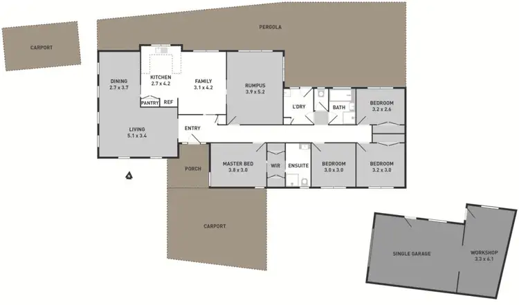 Floorplan of Homely house listing, 20 Munich Drive, Keilor Downs VIC 3038
