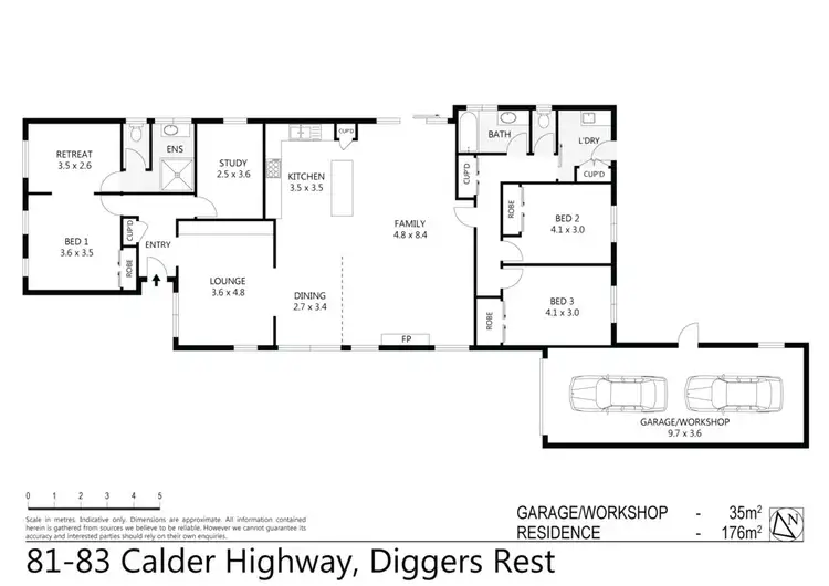 Floorplan of Homely house listing, 81-83 Calder Highway, Diggers Rest VIC 3427